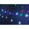 Corda de luzes de fada estrela led guirlanda de natal led decoração de festa em casa interna luz de corda para feriado de casamento y200603