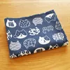 Overige Thuis Textiel Stoffen en Naaien Cadeaupapier Doek Katoenen Hoofddoek Japanse Stijl Zakdoek Gunstige Wolken Vierkant WH0307