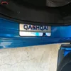 Bil tillbehör till Nissan Qashqai J11 dörr sill scuff platta auto rostfritt stål tröskel pedal protector styling klistermärke trim