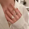Lien, chaîne xiaoboaccore réglable de doigt de doigt pour femmes coréen 2021 mode tendance Mode grosse couches perles douces en gros