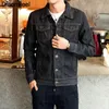 メンズジャケット2021ジーンズジャケットファッションアンドコートファインスプリングアウトウェアカウボーイストリートウェア服男性3xL Y1