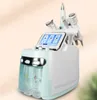 6 In 1 ultrasone cavitatie zuurstof hydro dermabrasie gezichtsmachine dermabrasie water aqua spuit pistool rf microdermabrasie peeling vacuüm huid