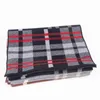 Mode Hiver Plaid Couverture Épais Hiver Tartan Chunky Wrap Châle Cape Hommes Écharpe