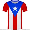 PUERTO RICO camiseta diy gratis nombre personalizado número pri camiseta nación bandera pr rican español país universidad foto ropa X0602