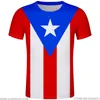 PUERTO RICO T-Shirt DIY kostenlos nach Maß Name Nummer Pri T-Shirt Nation Flagge PR Rican Spanisch Land College Foto Kleidung X0602