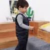 Children's Down suspender trousers for Boys and Girls Thick Jumpsuits for Kids Open Gear Thermal Pants