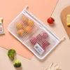 Organizzatori di sublimazione 1 / 2pcs frigo frigorifero stoccaggio sacchetto della maglia condimento portatile condimento cibo snacks sacchetti netti borse a doppio vano bagagli accessori da cucina