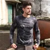 Men's Tactical Quick Dry Shirt Camouflage Camo Fitness Breathable Long Sleeve ops Outdoor Military US Army Combat Shirts 220312