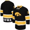VinCustom Iowa Hawkeyes Colosseum Athletic Machine Hockey Pullover Trikots genäht jeder Name A