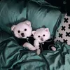 Mode Petit Chien Fournitures Vêtements Pet Chiot Pyjamas Bouton Noir Rose Vêtements Doux Sentiment Chemises Xs -Xl \