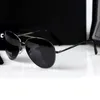 Trendy Fashion Beach Photography Lunettes de soleil en métal Vintage Large Frame Eyeglasses
