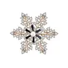 Pins, Broches Sparkly Flocoke Black Zircon Pins Christmas Acessório Inverno Jóias Presente Para Mulheres Neve Pin Badge Broche Broche