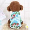 Pet Hawaiian Shirt Dog Apparel Fashion Beach Vest Cat Vacation Summer Clothes Bulldog Coat Pet Supplies Jacket Chihuahua Accessories 8 Colors