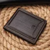 Wallets Man Vintage Casual Men Quality Leather Wallet Short Bifold Purse Coin Pocket Male Removable Card Slot1