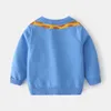 Enfants pull garçons Noël 2021 Nouveau automne en coton tops bébé vêtements caricatures pull en tricot pour garçons vêtements pour enfants y1024