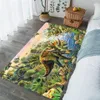 dinosaure Shaggy Anti-Skid Floor Mat 3D Tapis Tapis antidérapant Salle à manger Salon Doux Enfant Chambre Tapis Tapis Home Decor 016 210727