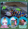 Barn sovsäck tecknad djur barn filt baby madrass quilt pyjamas gåva pojke tecknad kudde fylld djur docka 211103