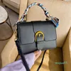 Borse a tracolla con manico e cinturino per donna Trend Luxury Crossbody Leather Messenger Ladies Borse moda femminile,