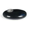 Smoking Pipe Natural Obsidian Oval Crystal Pipe Palm Stone Quartz Healing Crystal Reiki Egg Portable Trip Smoke Tobacco