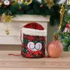 Świąteczne dekoracje Boże Narodzenie worek Boże Narodzenie Prezent Apple Bag Snowman Santa Christmas-Closstring Torba Party Dostawy JJB10898