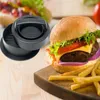 Mutfak Yuvarlak Şekil Burger Basın Gıda Sınıfı ABS Hamburger Basın Beef Grill Patty Maker Kalıp Kalıp Aracı