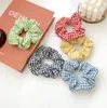 Cabelo Scrunchies Manta Malha Cabelo Laços Limpar Ampla Hairband Mulheres Meninas Titular De Cabelo De Verão Acessórios 19 Designs