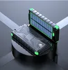 Nova Chegada 20000mAh impermeável Alta capacidade banco de energia solar logotipo livre micro USB e TYPC C Entrada de bateria Carregador de bateria de telefone celular banco