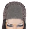 IsHow 13x4 Lace Frontal Frontal 4x4 Fecho T Meio Parte 13x1 Cap de peruca reta com cabelos humanos para as perucas mulheres naturais cor 8-26inch pré arrancada com linha fina