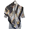 Бренд классический прост в дизайне атласный шарф на открытом воздухе Шалл Silk Turban Beach Wrap Fashion Women Sarves 90*90см