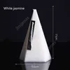 Nordic Geometric Cone Scented Candles Jasmine Rose Aromatherapy Essential Oil Candle Long Lasting Home Bedroom Candles DAJ162