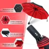 Ten Bone Full Automatic Folding Umbrella Female Male Car Luxury Oversize Reinforced Large Windproof Rain Women 210626