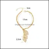 Braccialetti di collegamento, catena versione coreana di Ins filo d'oro maglia cuore cavo foglia braccialetto moda donna festa di nozze regalo di gioielli per la festa della mamma