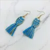 Mermaid Tassel Earrings Household Sundries Super Fairy Handmade Earring Beach Bohemia Seaside Fashion Accessories Ear Loop For Women Jewelry B7740