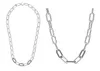 NUOVO 2021 100% 925 Collana in argento Sterling Link Fit fai da te originale Fshion regalo gioielli 111