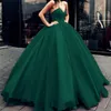 Pink A-Line Prom Dress Long Evening Gowns Women Formal Party Blue Sweetheart Neck Tulle Graduation Dresses