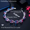 Lien chaîne CWWZircons magnifique bonbons Style mystique CZ cristal Bracelets bracelet pour femmes mode été fête bijoux accessoires CB262