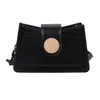 Wholesale Fashion Splicing Color Crossbody Bag Women Crescent PU Leather Shoulder Handbag Popular Simple Female Daily Bag