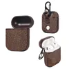 Modedesigner-Air-Pods-Hüllen, hochwertige kabellose Bluetooth-Kopfhörer, Airpods 1/2/3 Hülle, roter Blumen-gedruckter Schutz