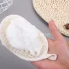 Exfoliating Imitation Loofah Pad Bath Spa Body Scrubber Sisal Fiber Dusch Svamp Bak Borste för män Kvinnor Partihandel