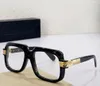 607 Ivory White/Gold Full Rim Optical Frame Glasses frame Vintage Square Eyeglasses for Men Fashion Hip hop Glasses with Box