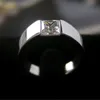 05CT Princess Cut Diamond Engagement Solitaire för sin solida Platinum 950 Ring äktenskapsmycken8523371