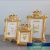 Styl Barokowy Gold Crown Decor Kreatywny Żywica Picture Pulpit Ramka Rama Prezent Dom Dekoracja Ślubna Cena Fabryczna Ekspert Projekt Jakość Najnowszy styl