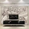 Po Wallpaper 3D Stereo Luxury Jewelry Flower Living Room TV Background Wall Murals Eco-Friendly Waterproof Papel De Parede 3D 210722