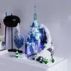 Château de glace avec blocs de construction lumineux LED, 6036 4842 pièces, micro particules, modèle princesse Esa, briques éducatives, jouets d'anniversaire pour enfants, cadeaux de noël pour enfants