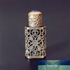 60pcs 3ml bottiglia di profumo in metallo anticato vuota in lega di stile arabo scavata295e