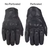 Retro Motorcycle Gloves Pursuit Perforated Real Leather Leather Touch Screen Men Women Moto Waterproof Gloves Motocross Gloveg bb249N