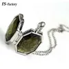 Fashion Jewelry Horcrux Locket Necklace Deathly Hallows Collector Pendant for Men Women Gift G1206