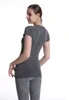 Mulheres Roupas Tops T-shirt camisetas Tracksuit Yoga Roupas Swiftly Tech Tech Senhoras Esportes Alta Elastic Fitness Luz de verão e fino t-shirt de mangas curtas 2.0 meninas corredores