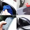 1Pair Universal Auto Flexible PVC Rearview Mirror Rain Shade Rainproof Blades Car Back Mirrors Eyebrow Rains Cover Vehicle Exterior Accessories