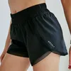 Citroner kort yoga designer byxor kvinnor som kör spotr shorts damer casual vuxen sportkläder flickor träning slitage s